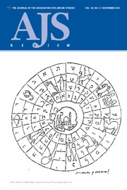 AJS Review Volume 36 - Issue 2 -