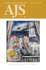 AJS Review Volume 41 - Issue 1 -
