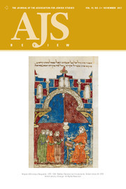 AJS Review Volume 41 - Issue 2 -