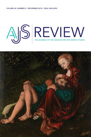 AJS Review Volume 42 - Issue 2 -