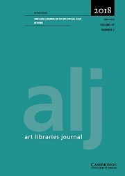 Art Libraries Journal Volume 43 - Special Issue2 -  Zines and Libraries in the UK