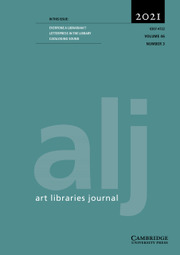 Art Libraries Journal Volume 46 - Issue 3 -