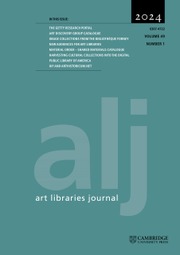 Art Libraries Journal Volume 49 - Issue 1 -