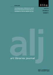 Art Libraries Journal Volume 49 - Issue 3 -