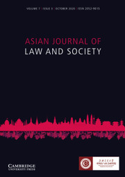Asian Journal of Law and Society