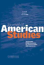 Journal of American Studies Volume 39 - Issue 3 -