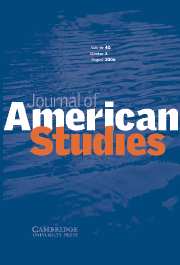 Journal of American Studies Volume 40 - Issue 2 -