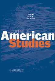 Journal of American Studies Volume 40 - Issue 3 -