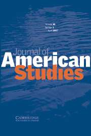 Journal of American Studies Volume 41 - Issue 1 -