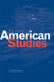 Journal of American Studies Volume 43 - Issue 1 -