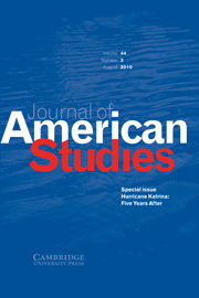 Journal of American Studies Volume 44 - Special Issue3 -  Hurricane Katrina: Five Years After