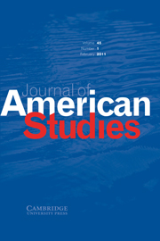 Journal of American Studies Volume 45 - Issue 1 -