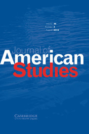 Journal of American Studies Volume 46 - Issue 3 -