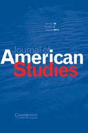 Journal of American Studies Volume 48 - Issue 3 -
