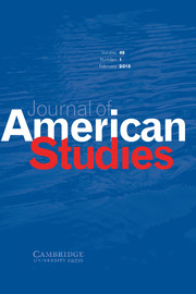 Journal of American Studies Volume 49 - Issue 1 -