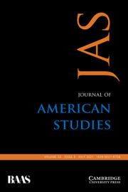 Journal of American Studies Volume 55 - Issue 3 -
