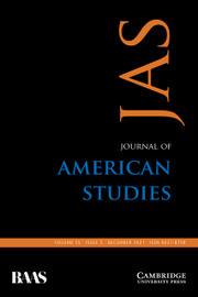 Journal of American Studies Volume 55 - Issue 5 -
