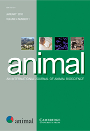 animal Volume 4 - Issue 1 -