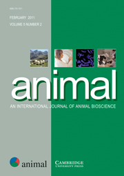 animal Volume 5 - Issue 2 -