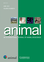 animal Volume 6 - Issue 6 -