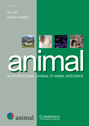 animal Volume 6 - Issue 7 -