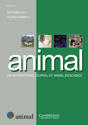 animal Volume 8 - Issue 9 -