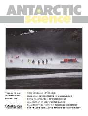 Antarctic Science Volume 15 - Issue 4 -