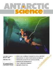 Antarctic Science Volume 18 - Issue 1 -