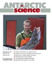 Antarctic Science Volume 19 - Issue 1 -