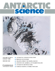 Antarctic Science Volume 20 - Issue 4 -