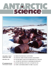 Antarctic Science Volume 21 - Issue 1 -