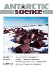 Antarctic Science Volume 21 - Issue 3 -