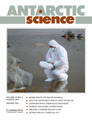 Antarctic Science Volume 23 - Issue 4 -