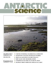 Antarctic Science Volume 25 - Issue 1 -