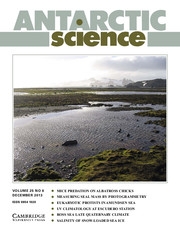 Antarctic Science Volume 25 - Issue 6 -
