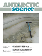 Antarctic Science Volume 26 - Issue 1 -