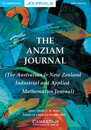 The ANZIAM Journal Volume 51 - Issue 2 -