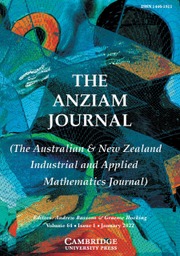 The ANZIAM Journal Volume 64 - Issue 1 -