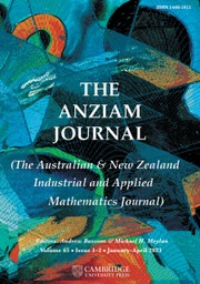 The ANZIAM Journal Volume 65 - Issue 1-2 -
