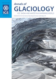 Annals of Glaciology Volume 64 - Issue 92 -