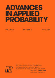Advances in Applied Probability Volume 51 - Issue 2 -