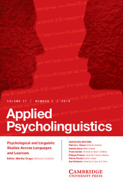 Applied Psycholinguistics Volume 37 - Special Issue1 -  Narrative abilities in bilingual children