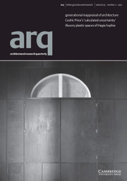 arq: Architectural Research Quarterly Volume 25 - Issue 2 -