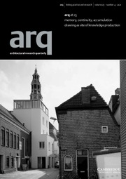 arq: Architectural Research Quarterly Volume 25 - Issue 4 -