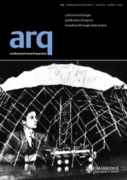 arq: Architectural Research Quarterly Volume 27 - Issue 2 -