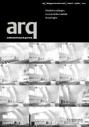 arq: Architectural Research Quarterly Volume 8 - Issue 1 -