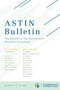 ASTIN Bulletin: The Journal of the IAA Volume 43 - Issue 2 -