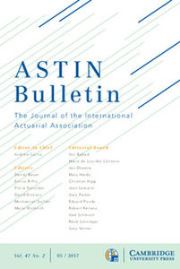 ASTIN Bulletin: The Journal of the IAA Volume 47 - Issue 2 -