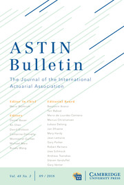 ASTIN Bulletin: The Journal of the IAA Volume 48 - Issue 3 -