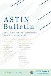 ASTIN Bulletin: The Journal of the IAA Volume 50 - Issue 1 -